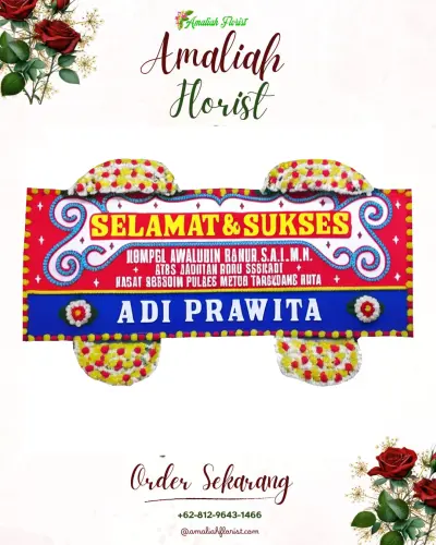 Karangan Bunga Ucapan Selamat di Catuharjo