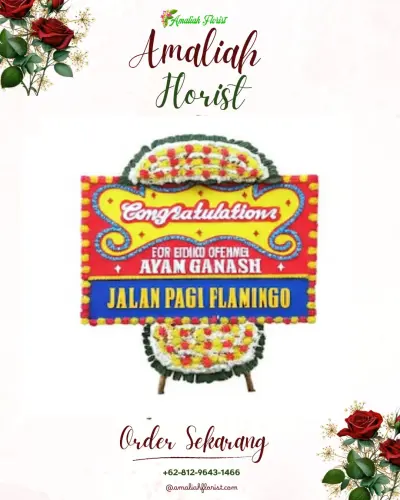 Bunga Papan Congratulation di Catuharjo